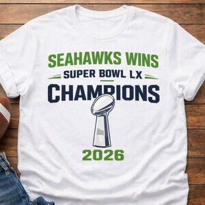 Super Bowl LX Champions Tee 2026 Football Championship Shirt 170